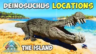 ASA Deinosuchus Spawn Locations | ARK Ascended The Island