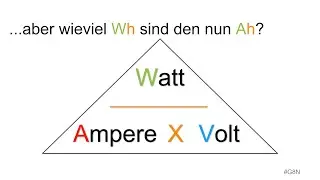 Was sind Ampere, Volt, Watt, Ah und Wh? Elektrik Grundlagen nicht nur fürs Wohnmobil #G8N