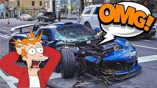 IDIOTS DRIVING SUPERCARS - CRASH AND FAILS COMPILATION 2022 #1