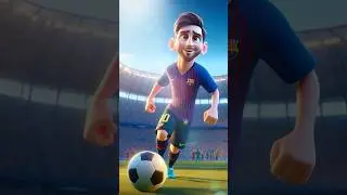 Sculpting Messi in Blender 4.1 🌈 #shorts #messi #football #ronaldo #cr7 #goat