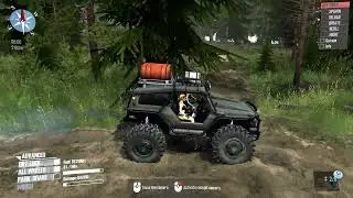 Spintires Mudrunner , прохождение карты Заповедник #1 , спинтайрес , мад раннер