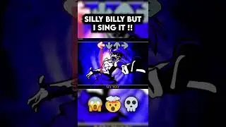 silly billy but I sing it 😱🎙️ #fnf #sillybilly #shorts