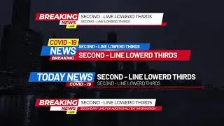 Lower Thirds Pack News 2021 for After Effects  2021