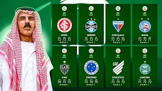 Coloquei 8 TIMES BRASILEIROS na ARÁBIA SAUDITA 🇸🇦 │ FIFA Experimento