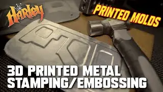 Metal Stamping/Embossing with 3D Printed Molds - Its EASY!