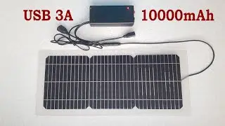 Солнечный Power Bank своими руками. Солнечная зарядка для телефона.