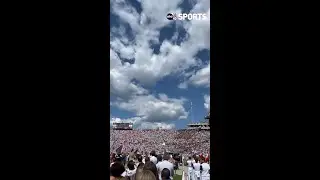 Pre-game flyover in Jordan-Hare today.🐯🏈