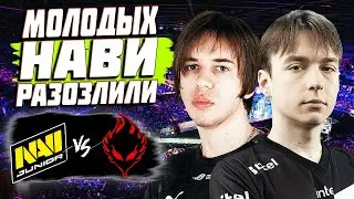 🔴МОЛОДЁЖКА НАВИ РВЁТСЯ В ПЛЕЙ ОФФ/NaVi Junior vs ASAKURA/EPL Season 18