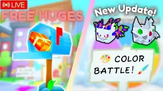 🔴LIVE 🔴 NEW COLOUR BATTLE EVENT!! NOT ENDING UNTIL I HATCH A HUGE!! (PS99)