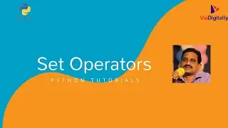 Set Operators in Python | A Complete Tutorial on Python | Python tutorials online