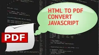 Convert HTML to PDF using JavaScript !! Convert Html Table To PDF Using JavaScript !!