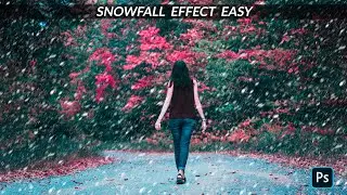 Snowfall Effect In 2 Min Only 🔥🔥