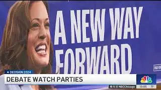 Watch parties held by Harris, Trump supporters in Chicago area