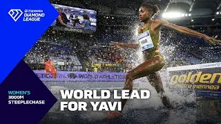 Winfred Yavi JUST misses out on 3000m steeplechase world record in Rome - Wanda Diamond League 2024