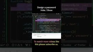 Interview Challenge # 119 || Design a password hide and show with timer