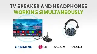 How to Get Your TV Speakers and Headphones Working at the Same Time - Solutions for ANY TV