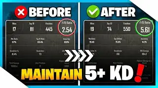 HOW TO INCREASE KD/FD IN BGMI/PUBG MOBILE TIPS & TRICKS | GUIDE/TUTORIAL