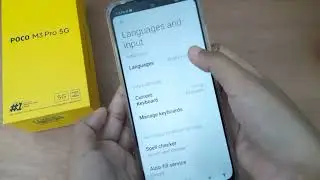 how to change language on poco M3 pro 5g, language setting