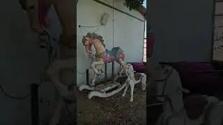 А ты в детстве катался на такой лошадке 