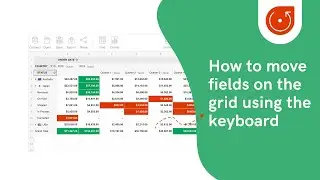 How to move fields on the grid using the keyboard | Accessible Pivot Table