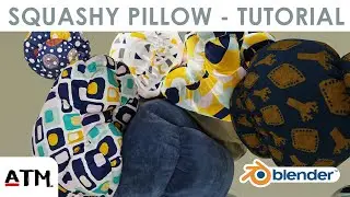 Dynamic Squashy Pillow Animation - Blender Tutorial