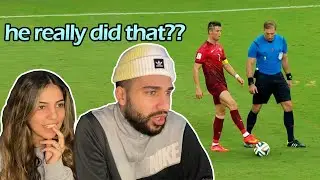 Couple Reacts To 10 THINGS ONLY CRISTIANO RONALDO DID IN FOOTBALL!