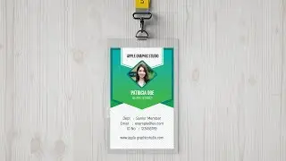 Identity Card Design Tutorial in Photoshop - Make Your own ID Badge