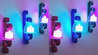 Candle Holder craft idea / DIY Wall Decor / Foam sheet craft