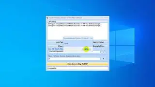 How To Use Convert Multiple Text Files To PDF Files Software