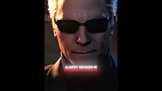 Albert Wesker in RE4R vs RE5 🥶 [4K] | Resident Evil #shorts