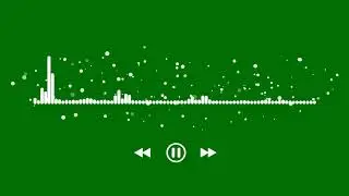 Green screen ave player | New green screen line audio spectrum