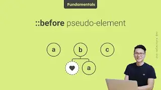 ::before pseudo-element selector -  🌱 Fundamentals