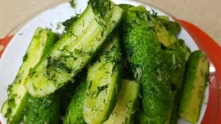 Малосольные 🥒ОГУРЧИКИ🔥 за 30 минут. Огурцы в пакете, цыганка готовит.Gipsy cuisine.