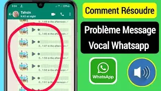 Comment Résoudre Le Problème Message Vocal Whatsapp (2023) || Problème Message Vocal Dans Whatsapp