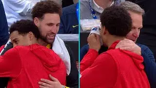 Jordan Poole Share a MOMENT with Former Teammates after the game