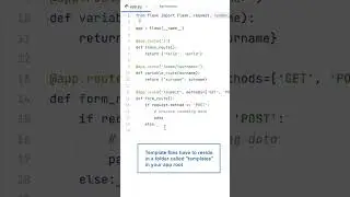 Python webapp in under 60 seconds! #python #webapp #webdevelopment #flask #python3 #programming