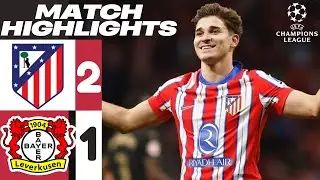 HIGHLIGHTS | Atlético Madrid vs Leverkusen 2-1 All Goals & Highlights | Champions League 2024/25