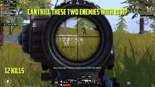 CAN I KILL THESE TWO ENEMIES WITH 10HP | PUBG Mobile | Tanzeel Gaming