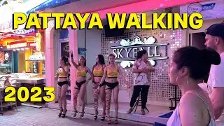 【🇹🇭 4K】Pattaya Walking Street Thailand 2023 Night Life