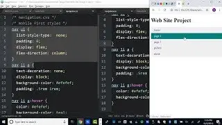 Mobile First Web Project Part 2 Code your Mobile first Navbar