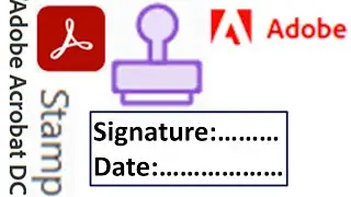 How to add a stamp to a PDF document in Adobe Acrobat DC