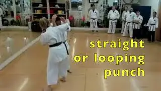 Gekisai Kata Ashi-barai (Leg Sweep) Awase-zuki (Together Punches) Bunkai Ideas