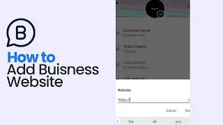 How to Add Business Website on Whatsapp Business