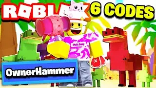 ALL 6 SECRET OWNER BANHAMMER CODES IN SIZZLING SIMULATOR! Roblox