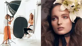 Behind The Scenes - Editorial Hair Beauty Photo Shoot [Studio Portrait Photography BTS]