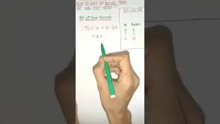 Easy Way to Remember G.P from A.P Nth Term Formula #shorts | Find G.P from A.P and A.P from G.P