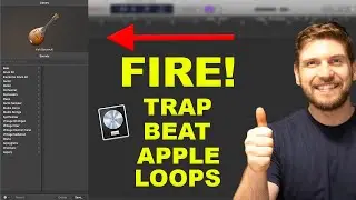 LOGIC PRO X TRAP BEAT! MAKING A FIRE TRAP BEAT IN LOGIC PRO X USING APPLE LOOPS AND STOCK PLUGINS!