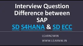 difference between sap ecc and sap s4hana | difference sap ecc & sap s4hana | difference ecc s4hana