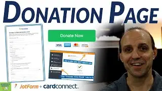 Payment System - Donation Page - Hosted Payment Page with JotForm Donate Button