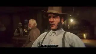 Arthur Gets Drunk with Lenny Funny Moment - Red Dead Redemption 2 (A Quiet Time Mission)